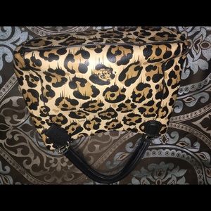 Coach Leopard Small Satchel
